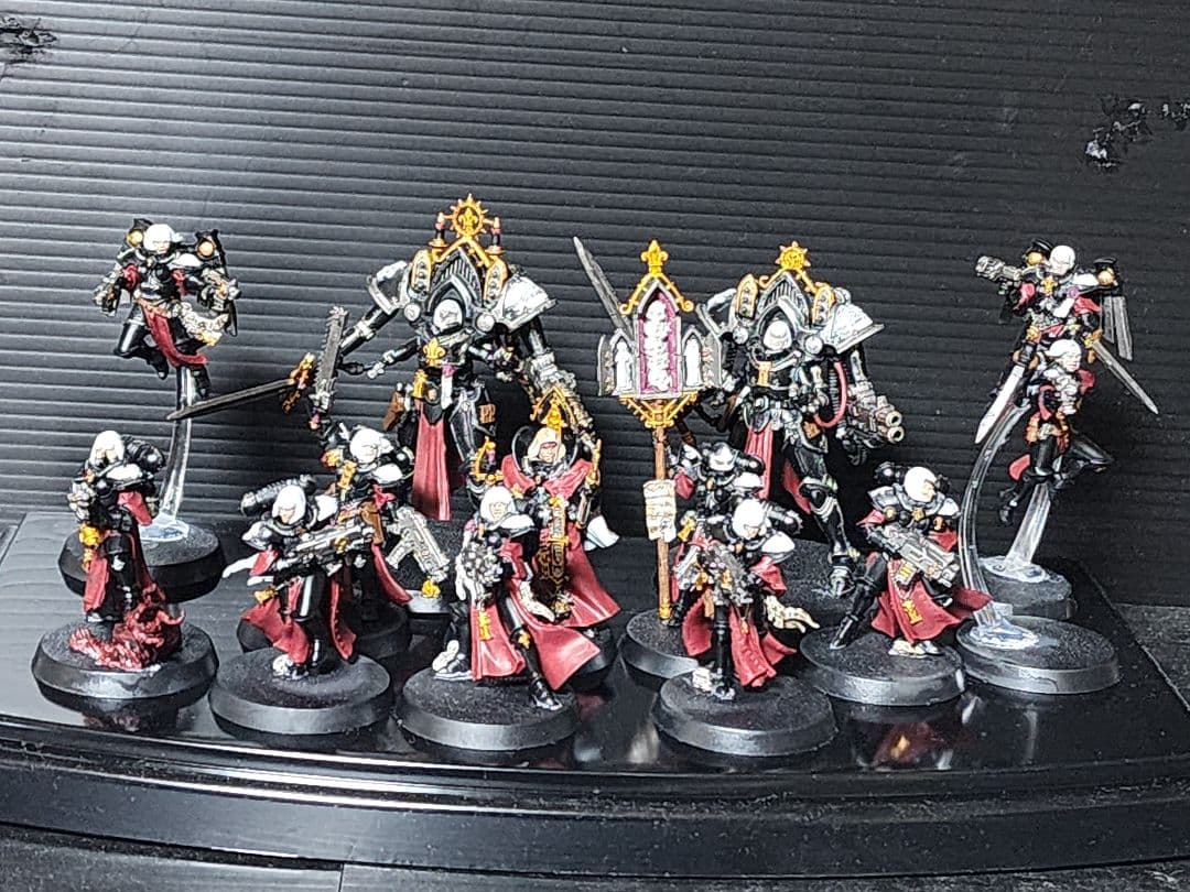 週刊ウォーハンマー　アデプタ•ソロリタス全種類塗装済み、ケース付き。バラ売り不可