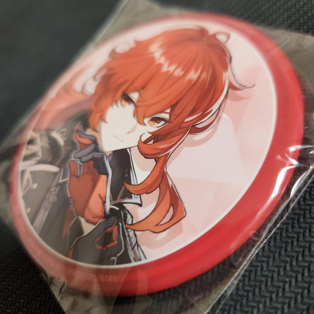 原神　ディルック　缶バッジ　プライズ　セガ　SEGA　ナムコ　限定　未開封