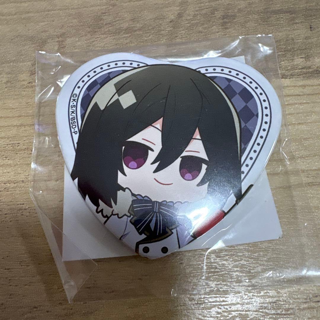 文ストオンラインくじ みに！ サーカス くじ引き堂 ハート型缶バッジ