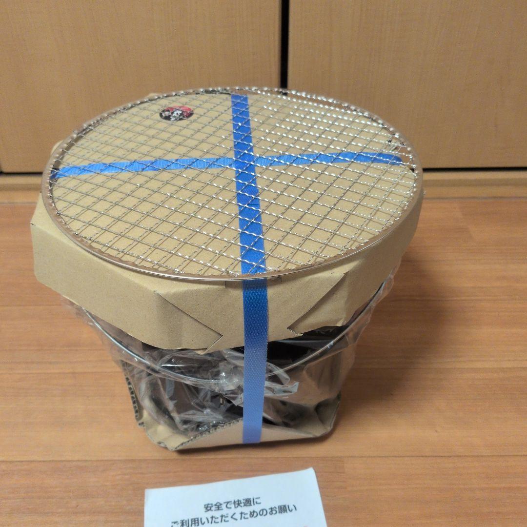 新品未使用　三河焼 黒七輪 木炭8.5号 日本製