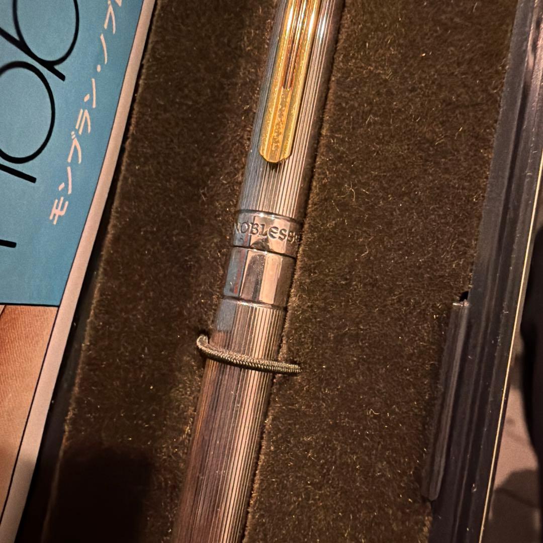 モンブラン noblesse ノブレス ボールペン ダイヤ産業期 純正ケース付