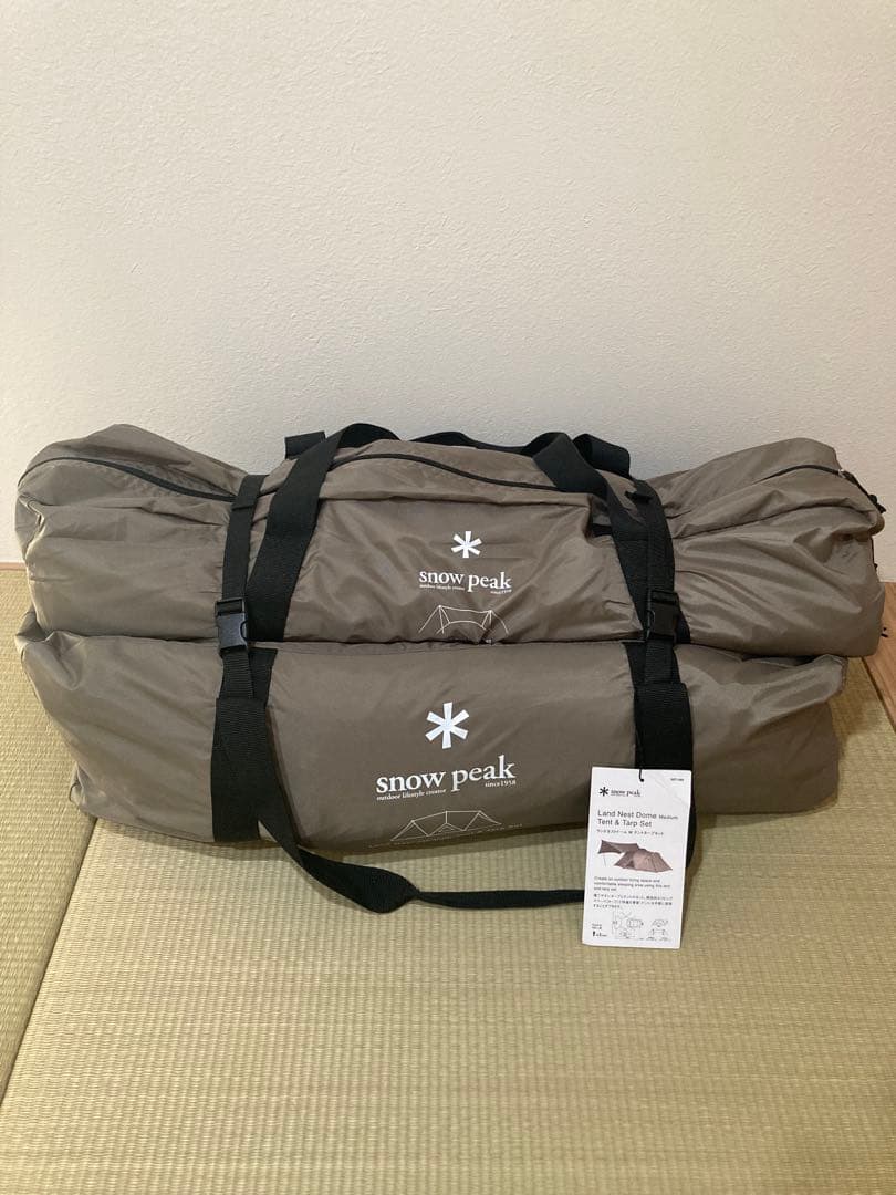 新品未使用 peak ランドネストドーム Mテント・タープセット