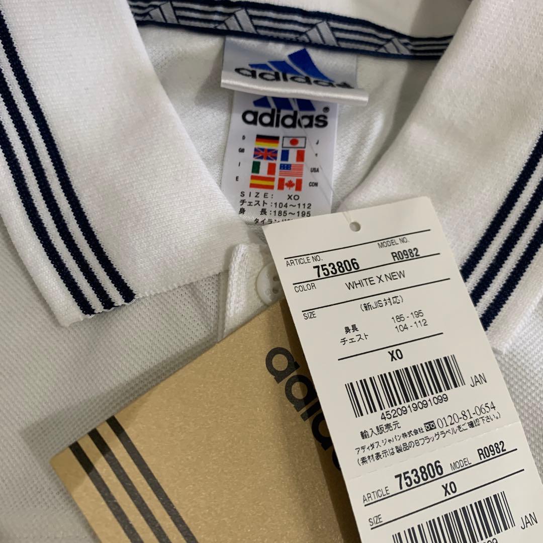 横浜マリノス　 90s adidas ポロシャツ デットストック　XL