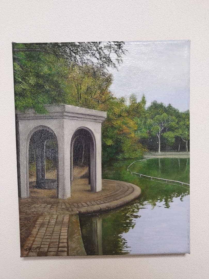 油絵 原画 風景画 F3サイズ 写実