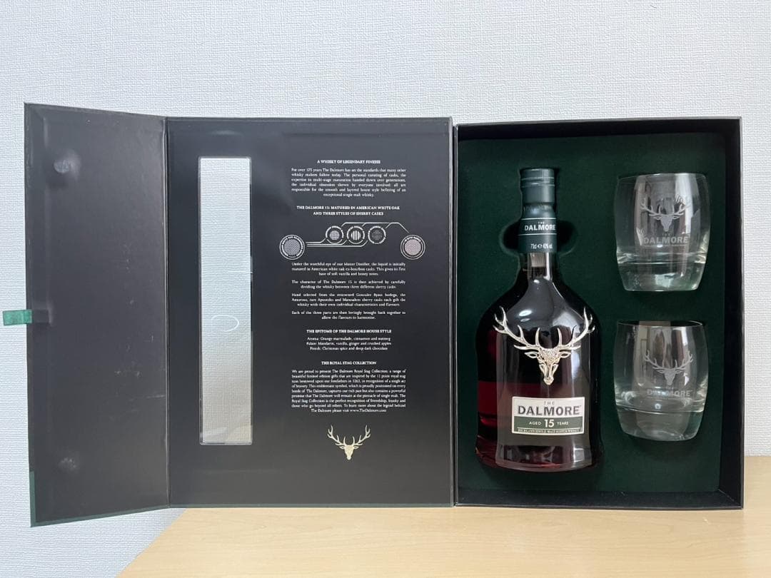 THE DALMORE 15年 限定版 グラス付きウイスキーセット