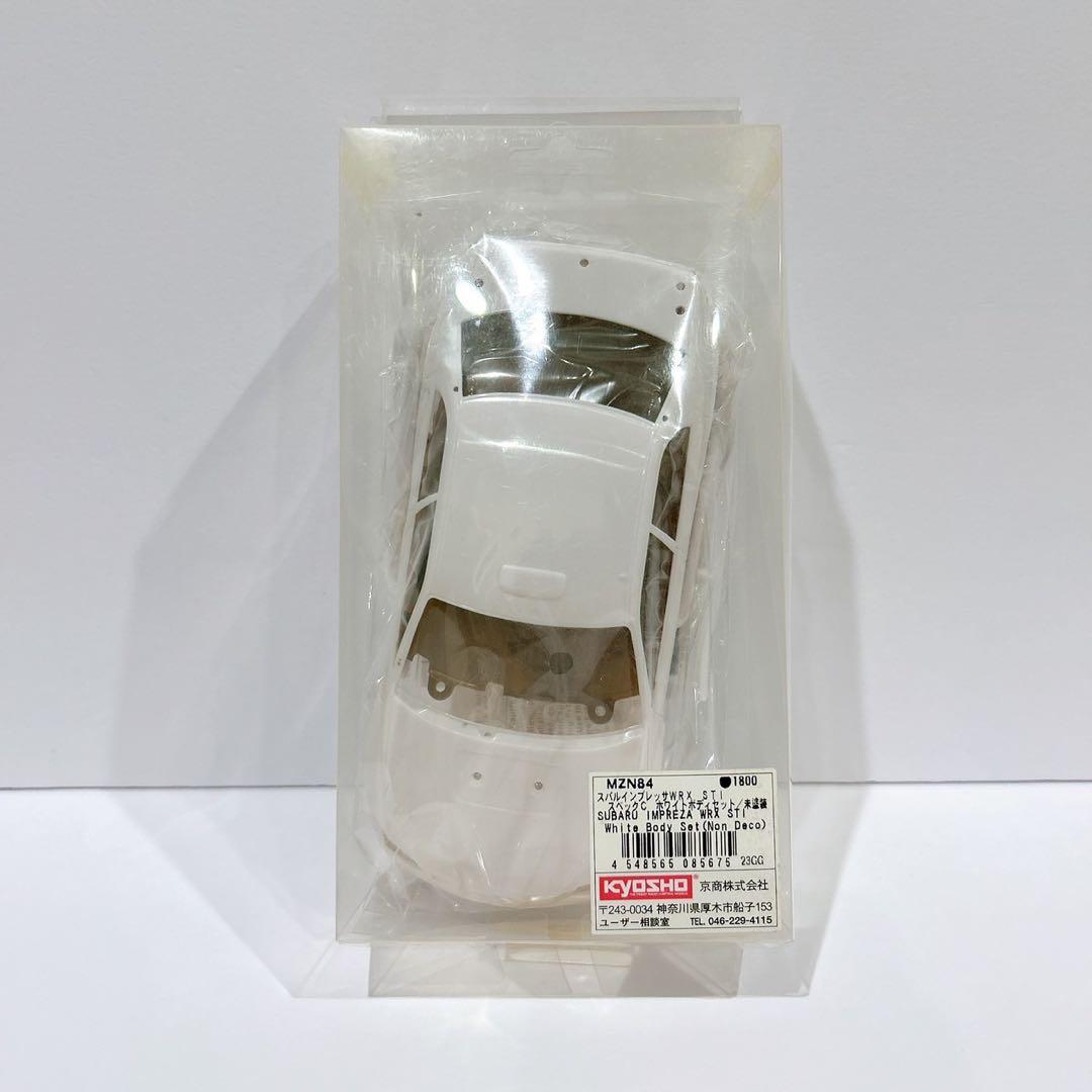 京商ミニッツスバルWRX STI spec C ホワイト　ホワイトボディー