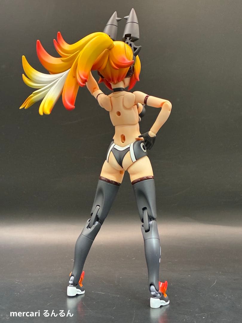 メガミデバイス　PUNI☆MOFU ラン　塗装完成品　煉獄カラーver