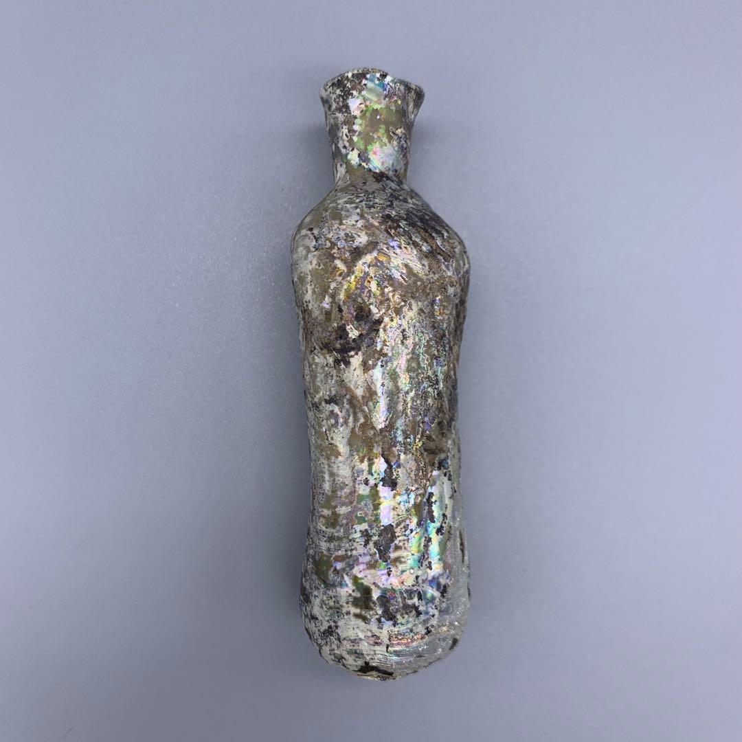 アフガニスタンの銀化ガラス/ローマンガラスボトル