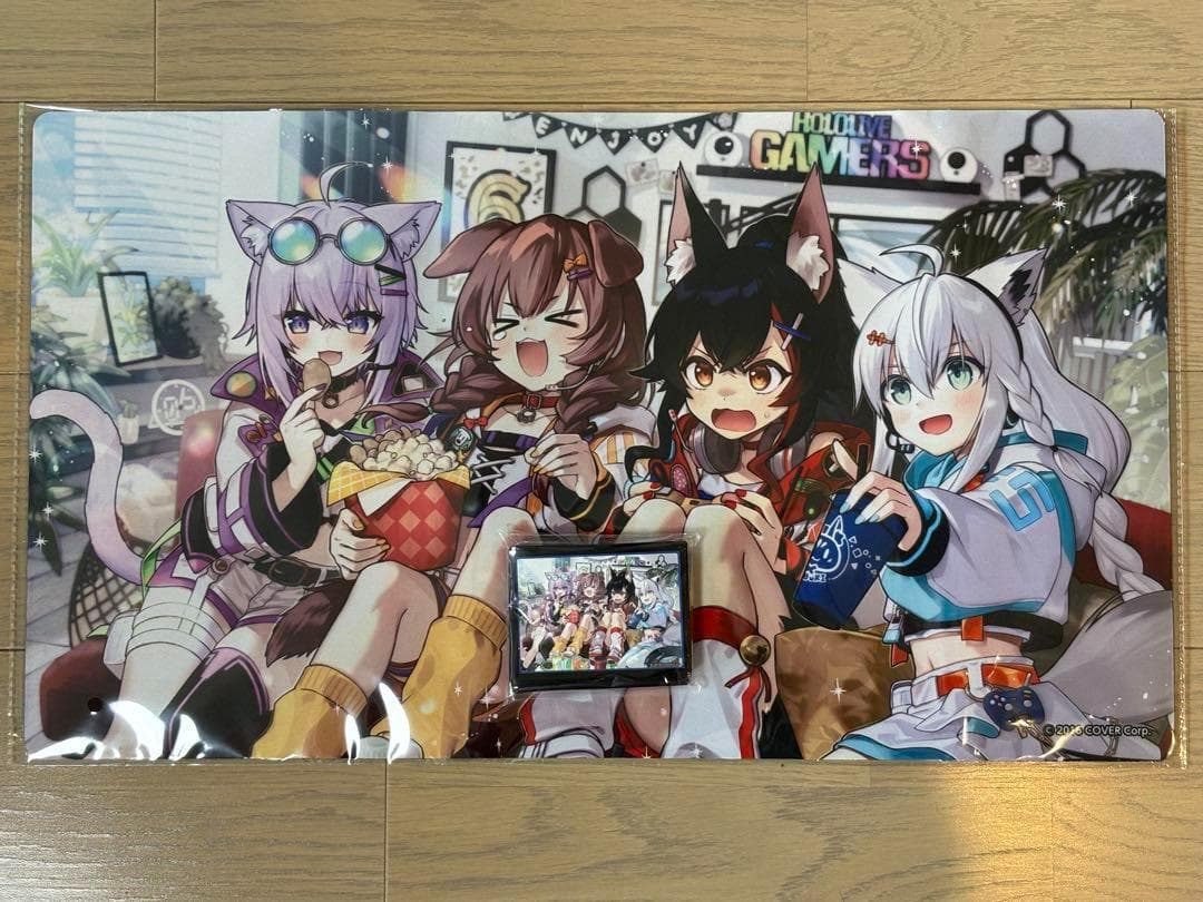 ホロライブゲーマーズ 6周年記念　ラバーマット&カードスリーブ