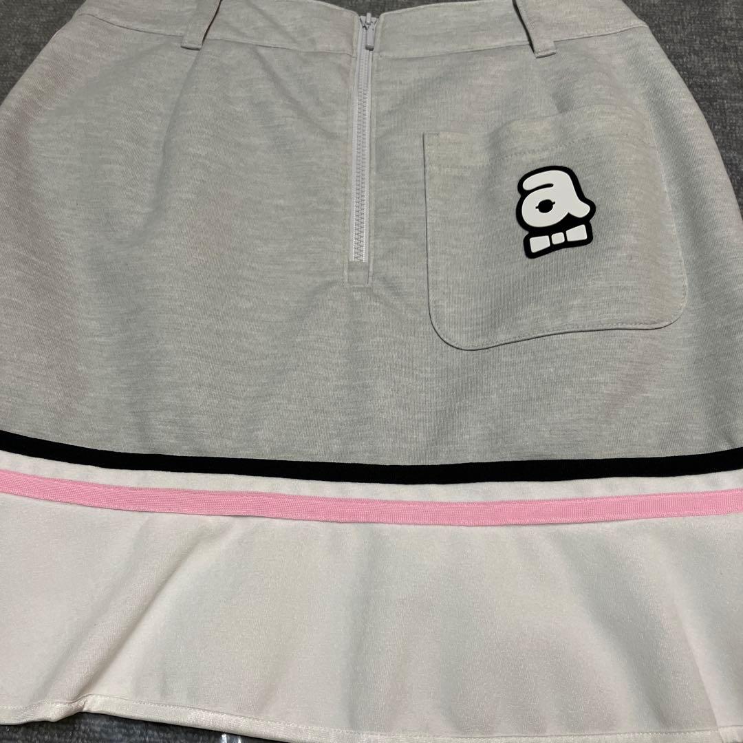 28600円　新品未使用　archivio グレー サイドストライプ スカート