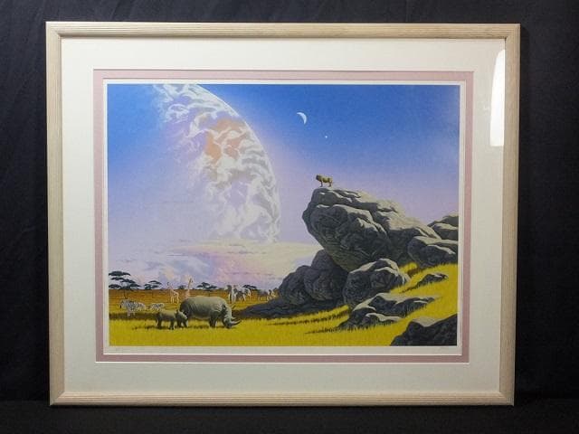 シム・シメール　直筆サイン『ここは彼等の惑星でもある』ミクストメディア1127D