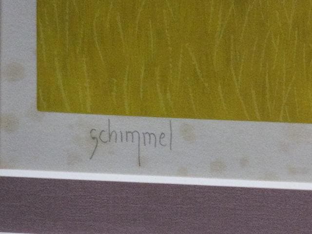 シム・シメール　直筆サイン『ここは彼等の惑星でもある』ミクストメディア1127D