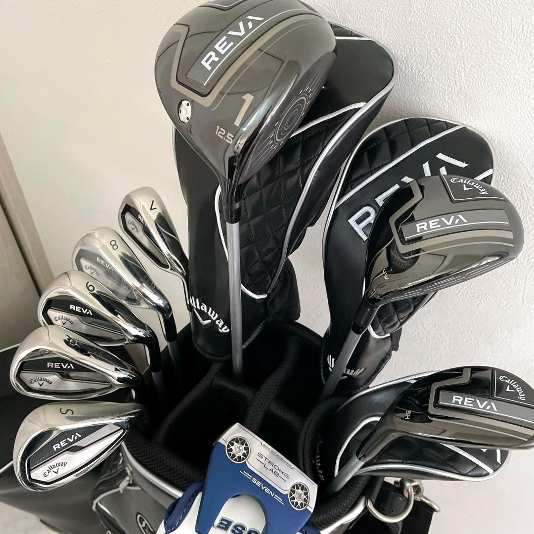 未使用に近い　Callaway REVA レディース ゴルフクラブセット