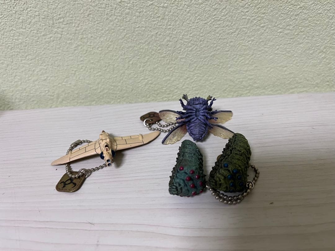 風の谷のナウシカ　キーホルダー　3種　ガンシップ　王蟲　ウシアブ