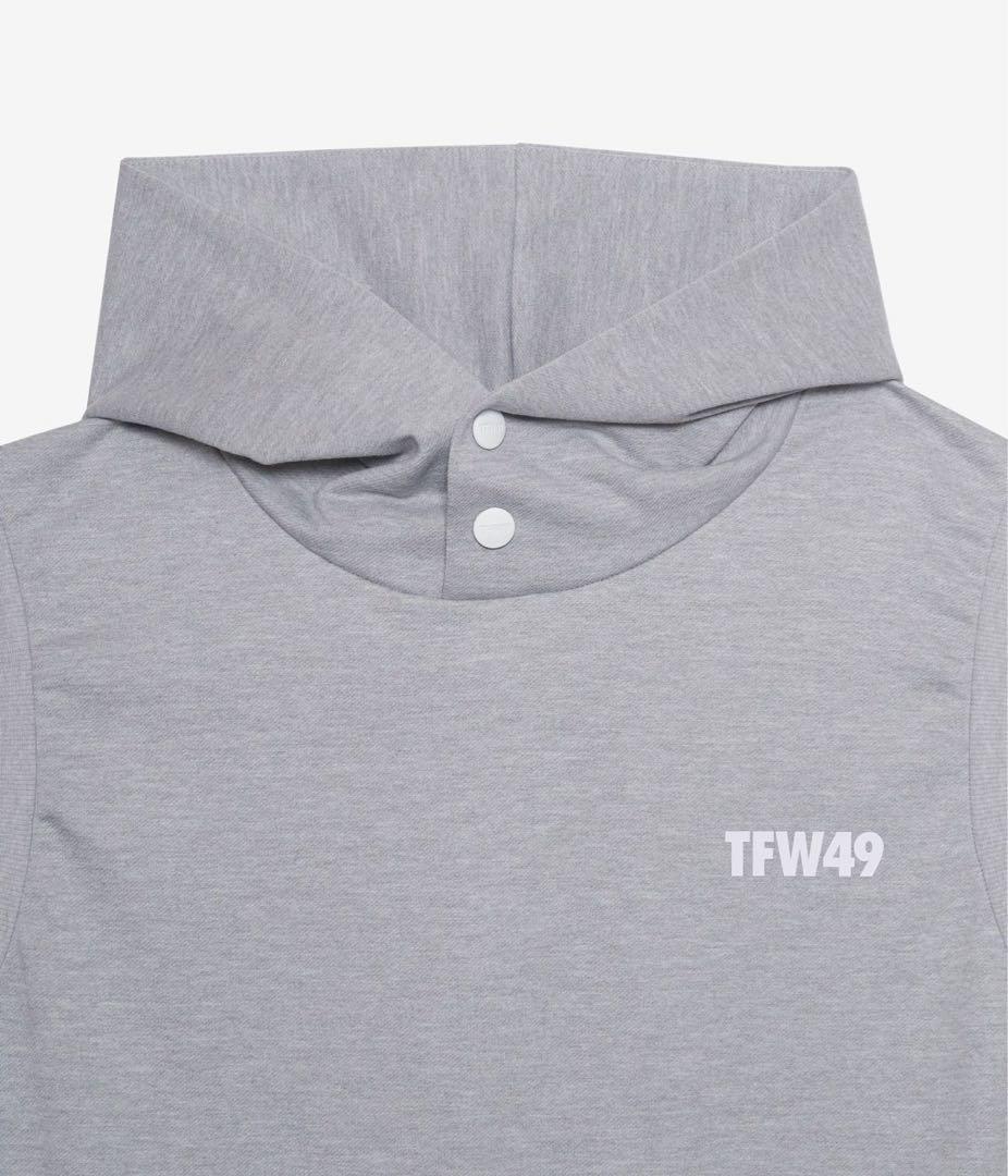 新品タグ付き⭐️TFW49 ⭐️2026FW新作⭐️ ベスト　グレー　フーディ　L