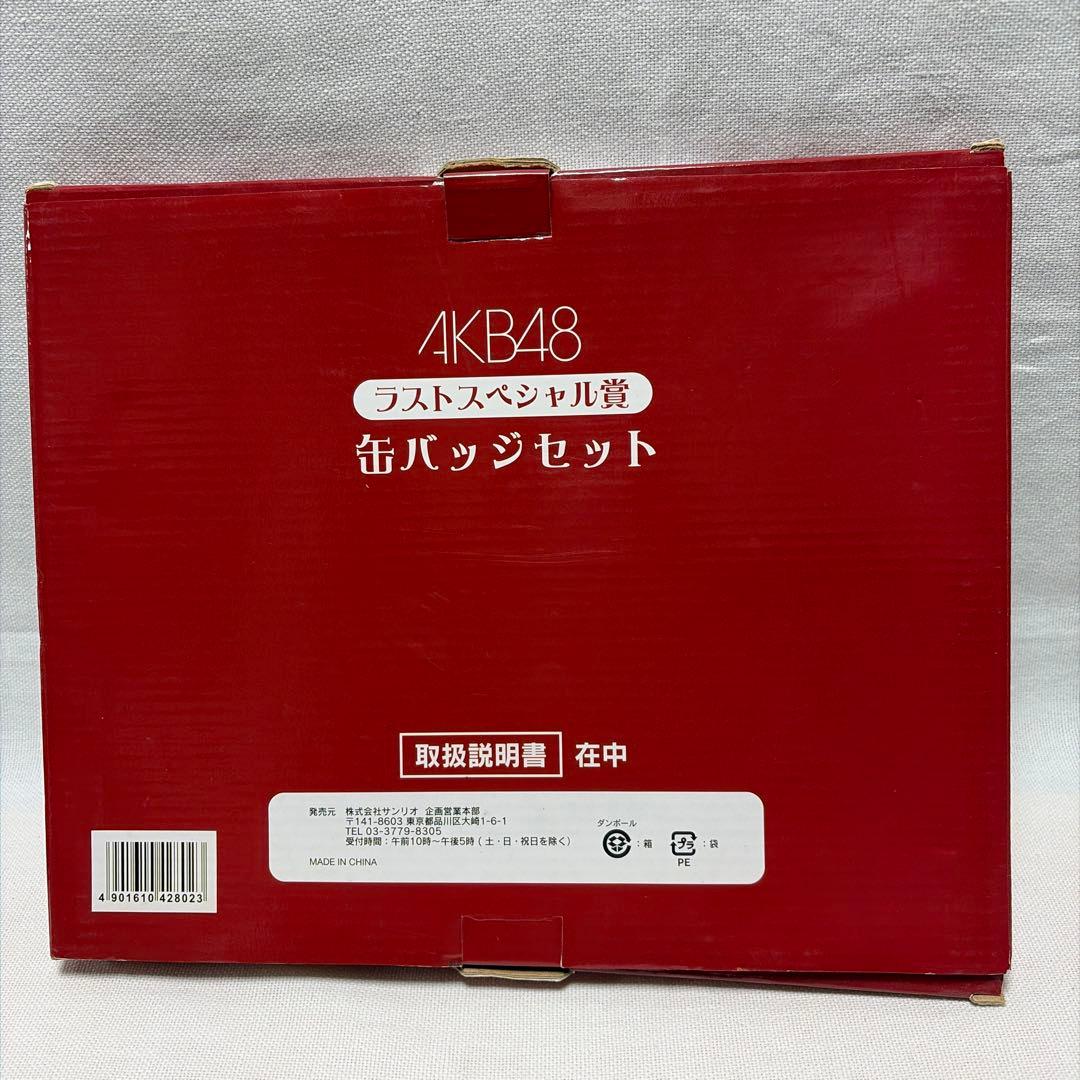 AKB48 ラストスペシャル缶バッジセット