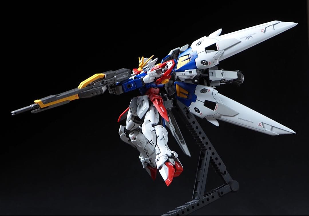 RG ウイングガンダムゼロ 全塗装　完成品　ガンダウイングガンダム　3作目