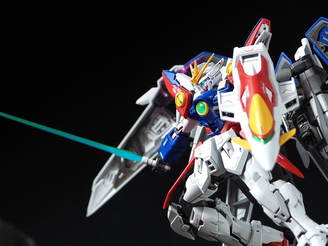 RG ウイングガンダムゼロ 全塗装　完成品　ガンダウイングガンダム　3作目
