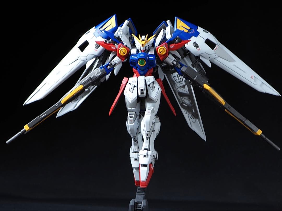 RG ウイングガンダムゼロ 全塗装　完成品　ガンダウイングガンダム　3作目