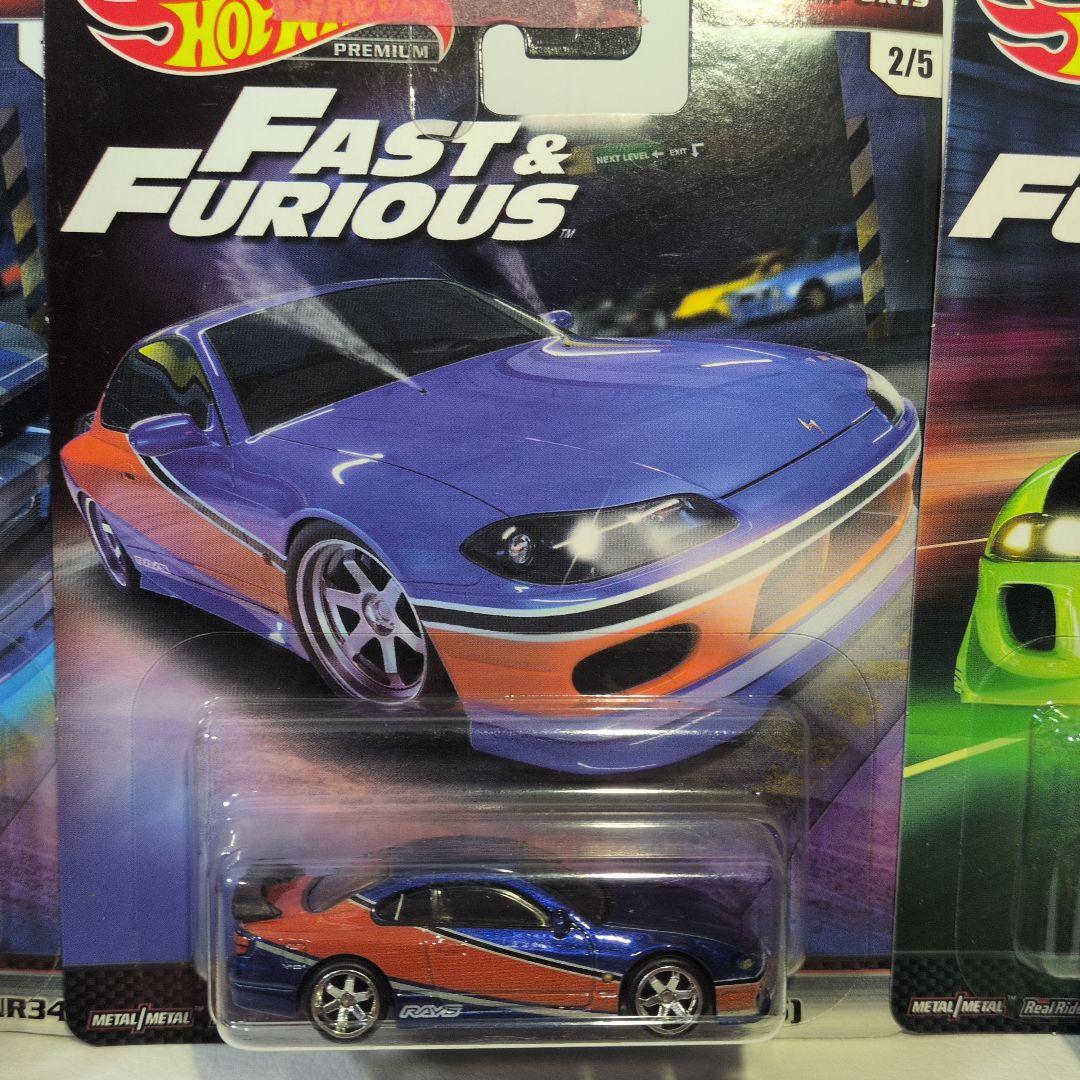 Hot Wheels Fast & Furious ミニカー4台セット