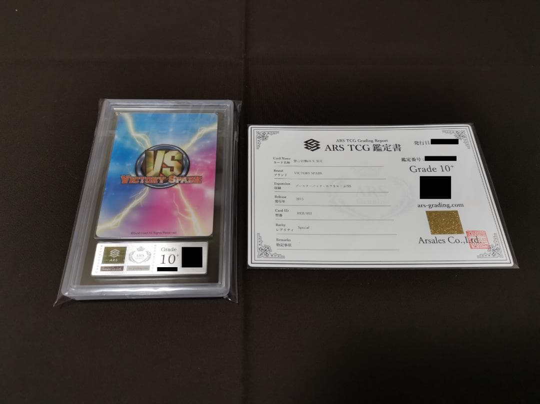 ヴィクトリースパーク 慧心学園6年生 智花 SP サイン 鑑定品 ARS10＋