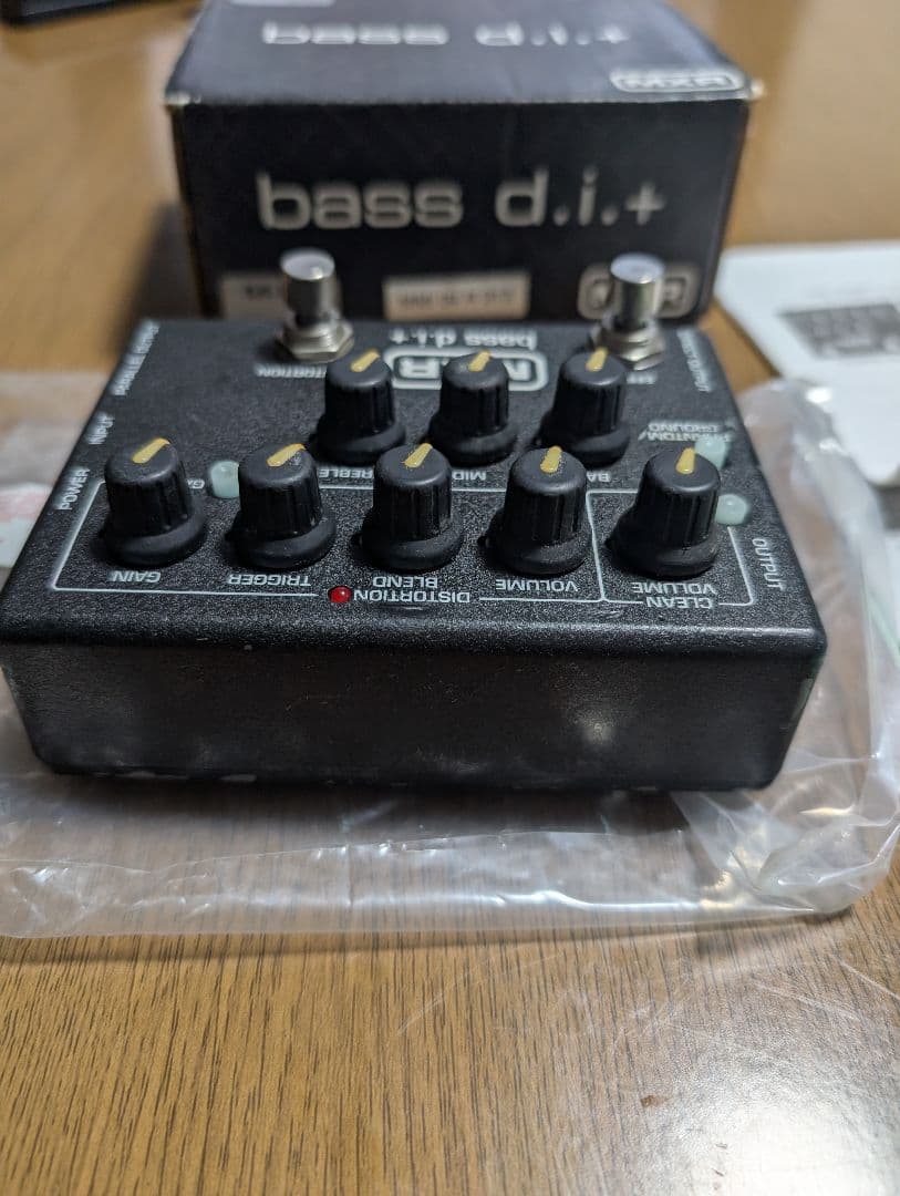 プリアンプ MXR bass d.i. + 、M-80 ベースプリアンプ