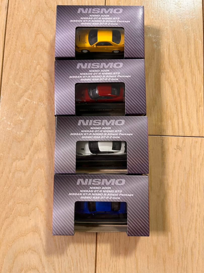 京商 nismo GT-R ミニカークジ C.Ｇ.H.J.賞 4台　 車