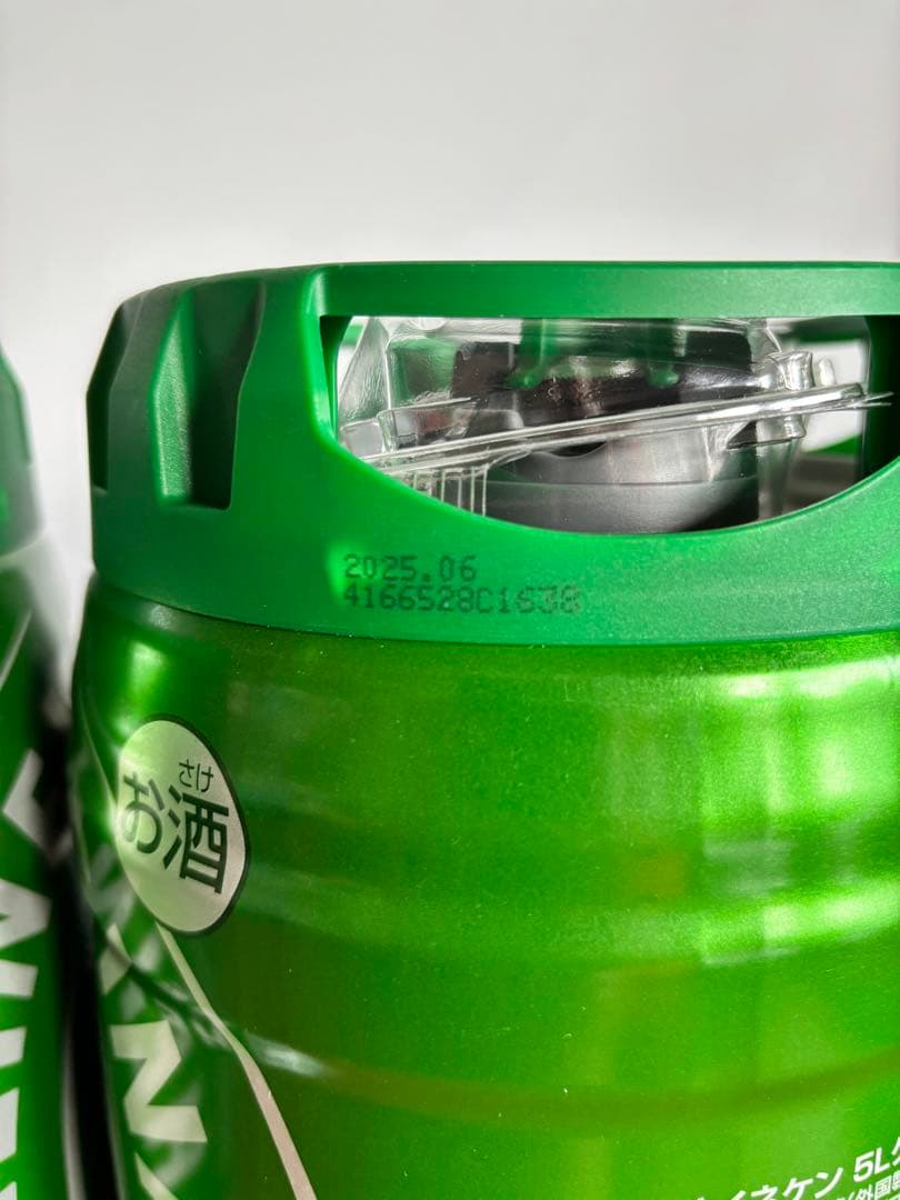 オランダ直輸入 ハイネケン樽生ビール 5リットル×2セット（新品・未開封）