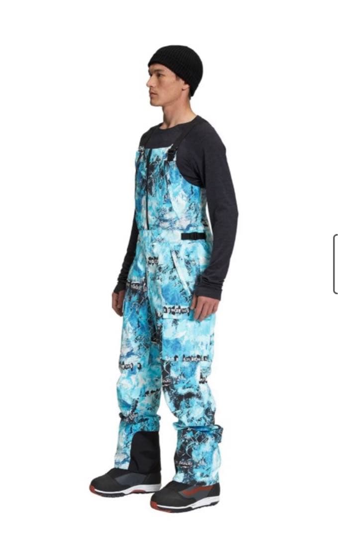 ノースフェイス L/R PRINTED DRAGLINE BIBS ビブ パンツ