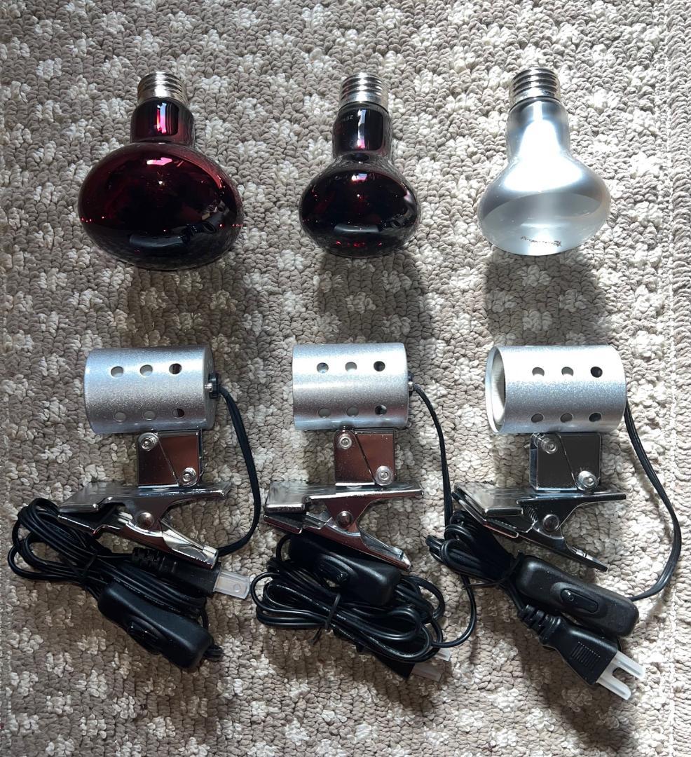 ゼンスイ クリップスタンド インフラレッドヒート バスキングスポットランプセット