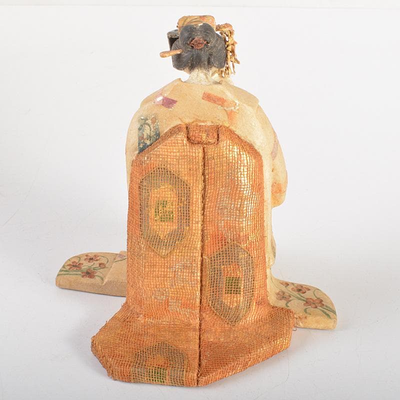 日本人形　木目込み人形　舞妓人形　在銘　時代箱付　C　6197