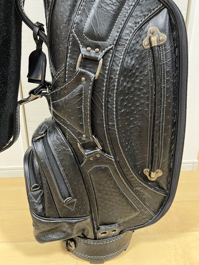 【未使用・超希少】YAMAHA / ヤマハ キャディバッグ オーストリッチ風