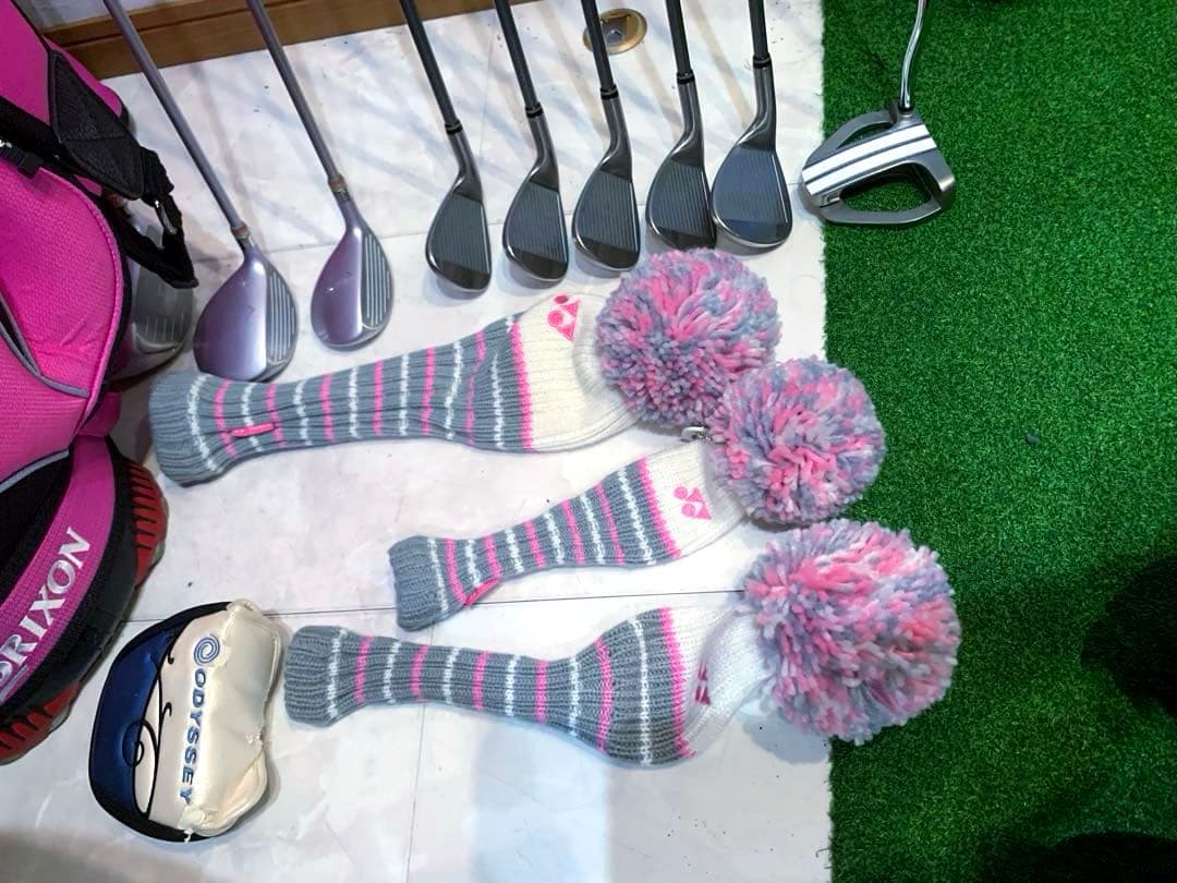 豪華　良品　レディースゴルフクラブフルセット　ダンロップ　スリクソン　ヨネックス