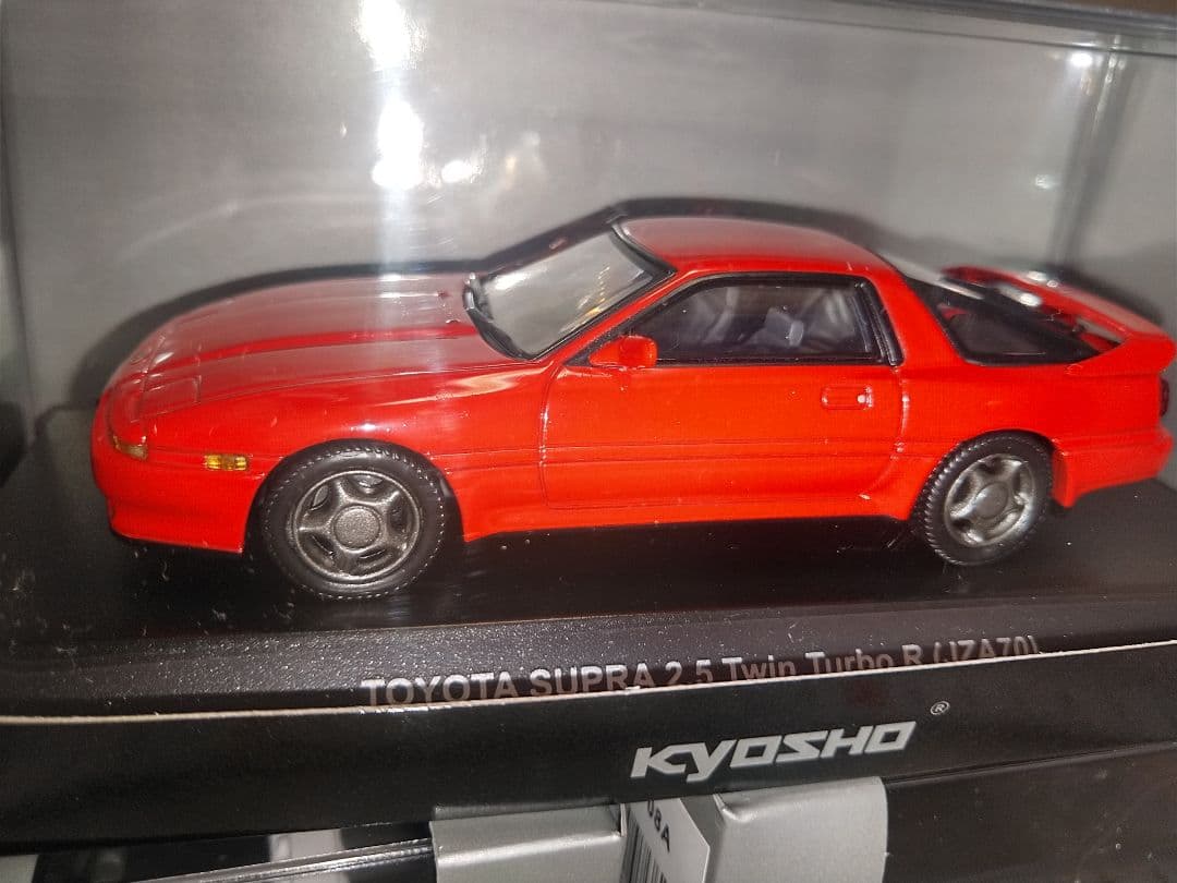 ■3台セット■　A70 スープラ　ターボA黒　2.5R赤白　1/43 京商限定品
