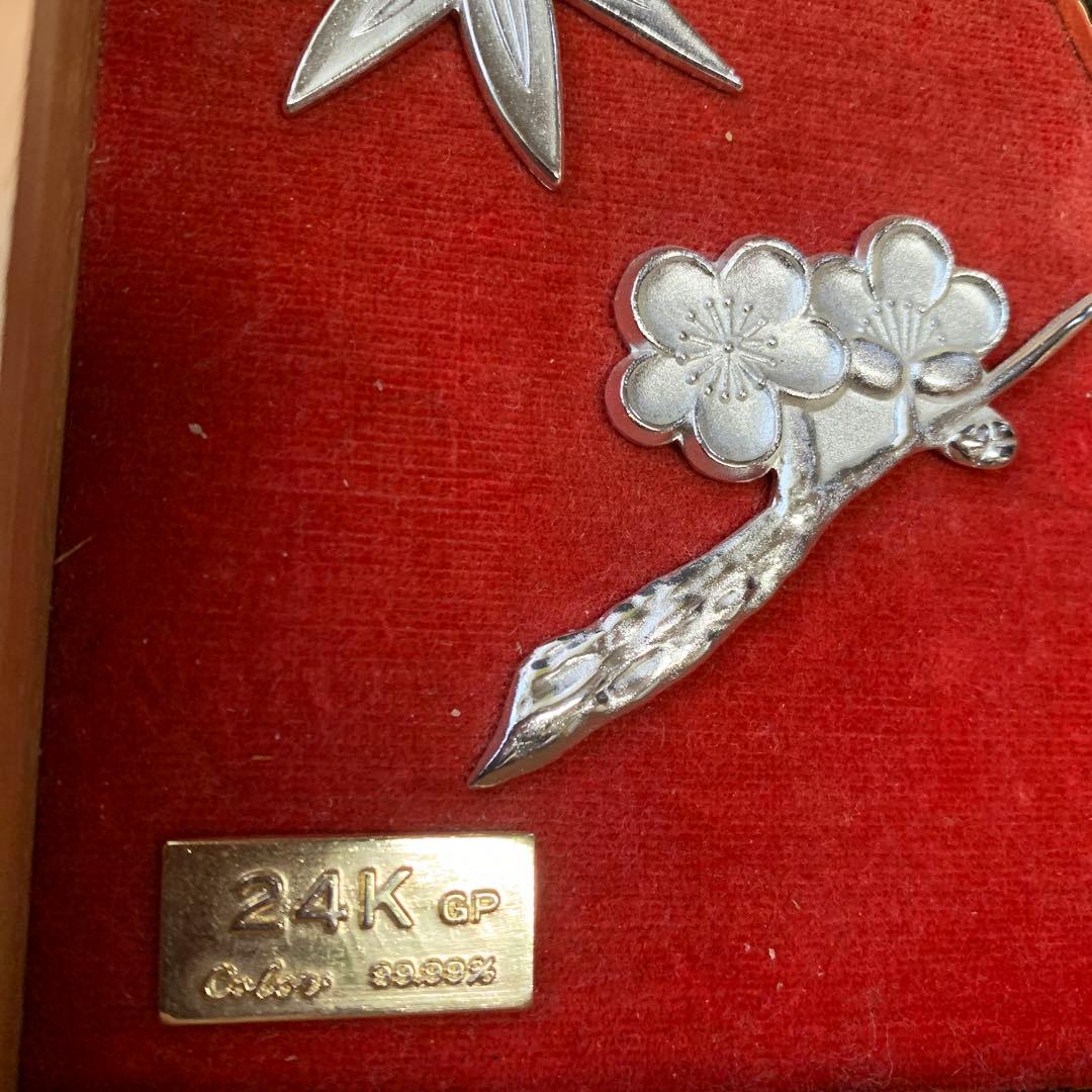 24K金メッキ 日本伝統オブジェ　打ち出の小槌