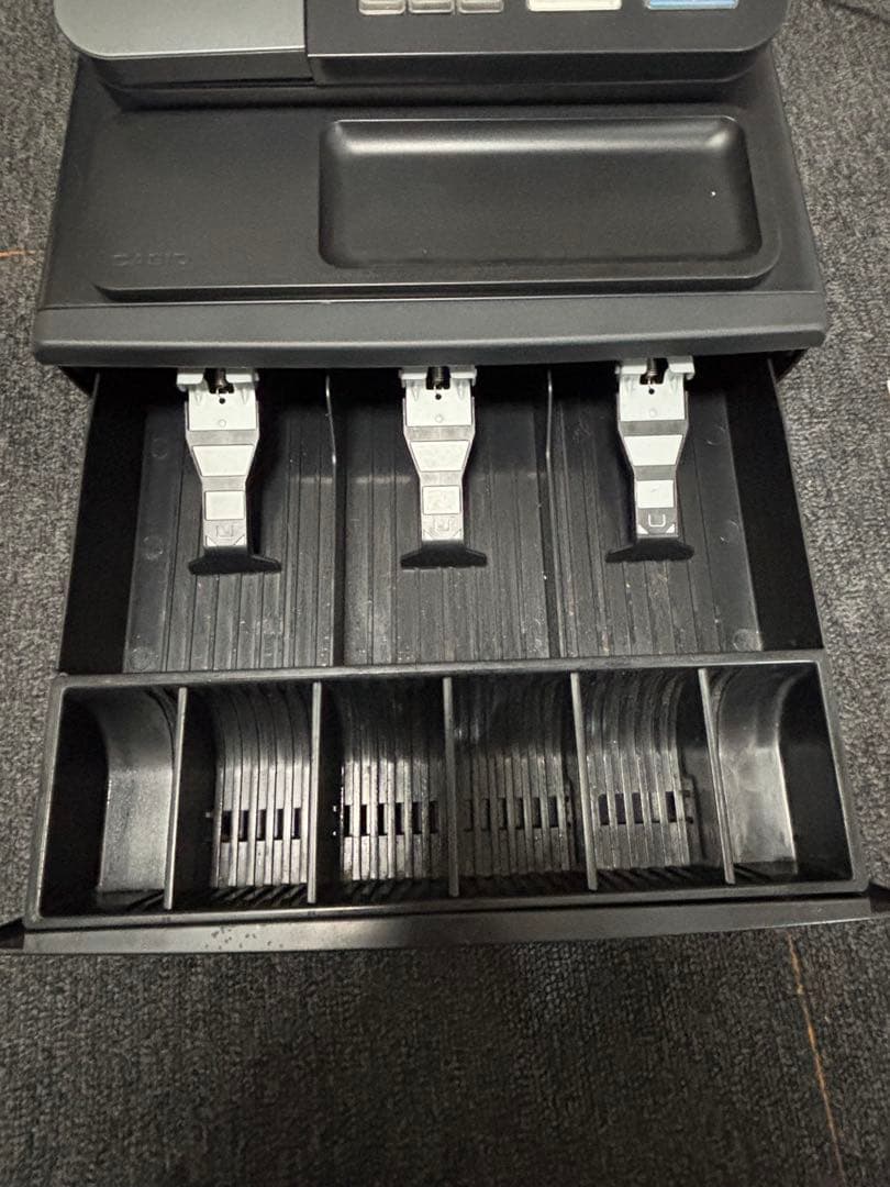 【送料無料】カシオ レジスター 小型ドロア SE-S20　 ブラック