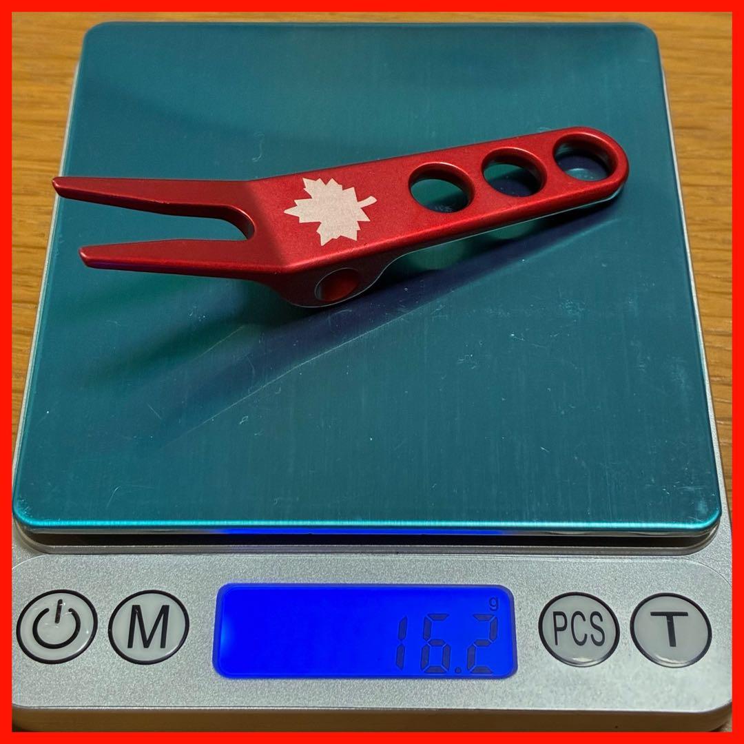 超希少未使用品 ピボットツール（メープルリーフ） グリーンフォーク レッド 赤