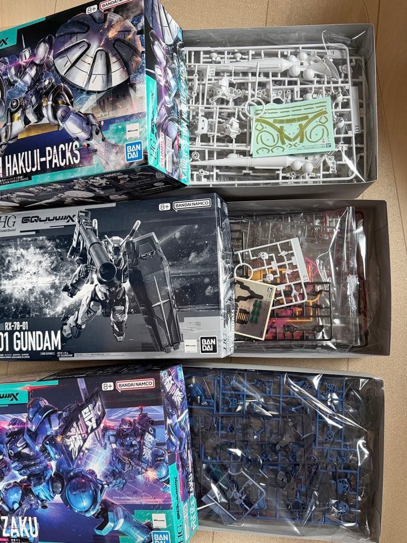 【新品未開封】ガンプラ ジークアクス 3点セット 01ガンダム ギャン 軍警ザク