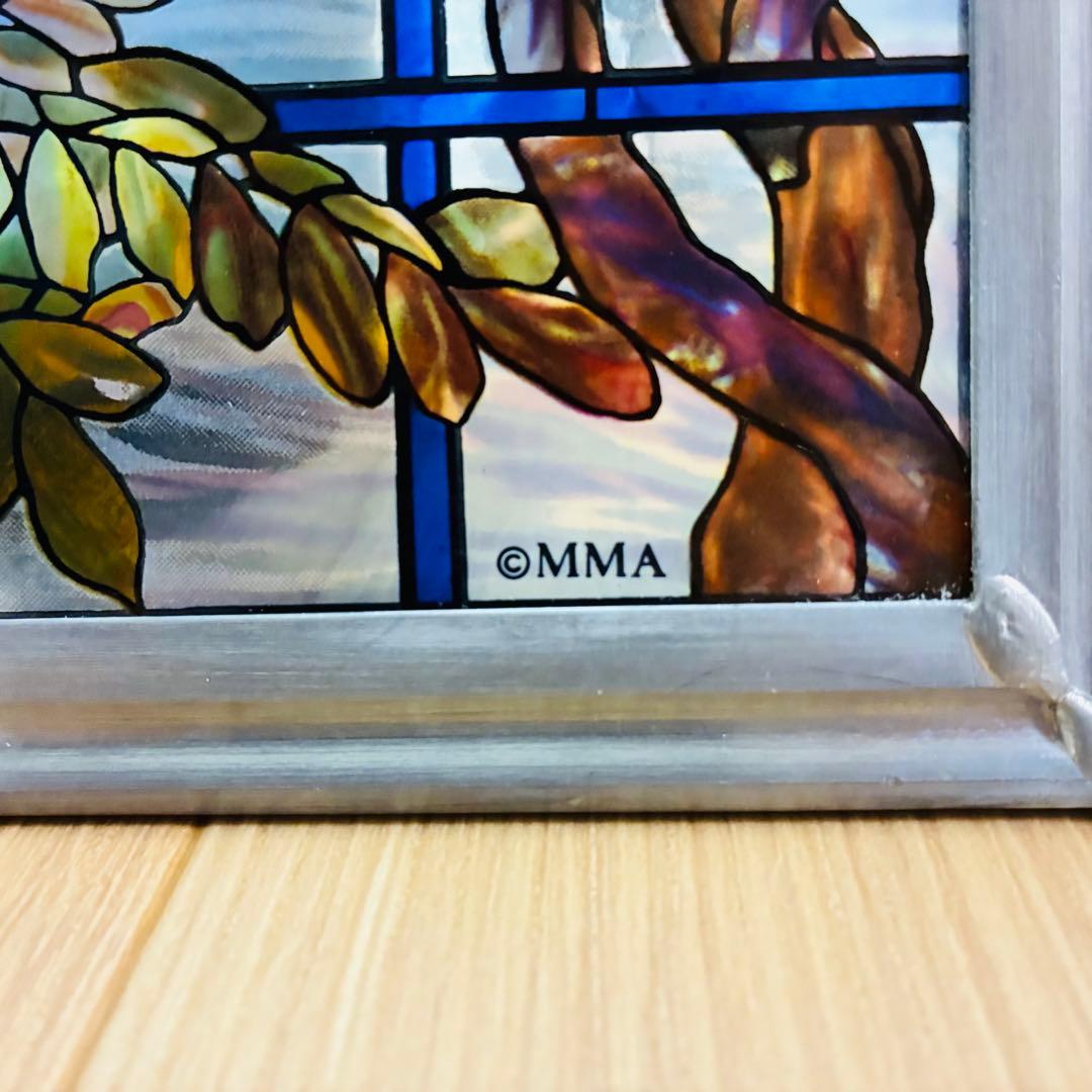 ルイス・C・ティファニー ヴィンテージ ステンドグラス オイスターベイの風景