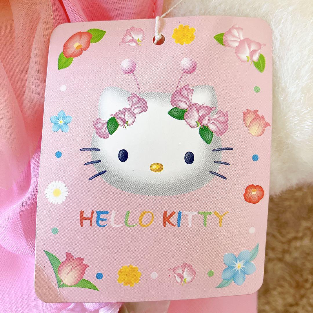 ハローキティ★フラワーフェアリー★スイトピー★特大LLサイズ★ぬいぐるみ★ピンク