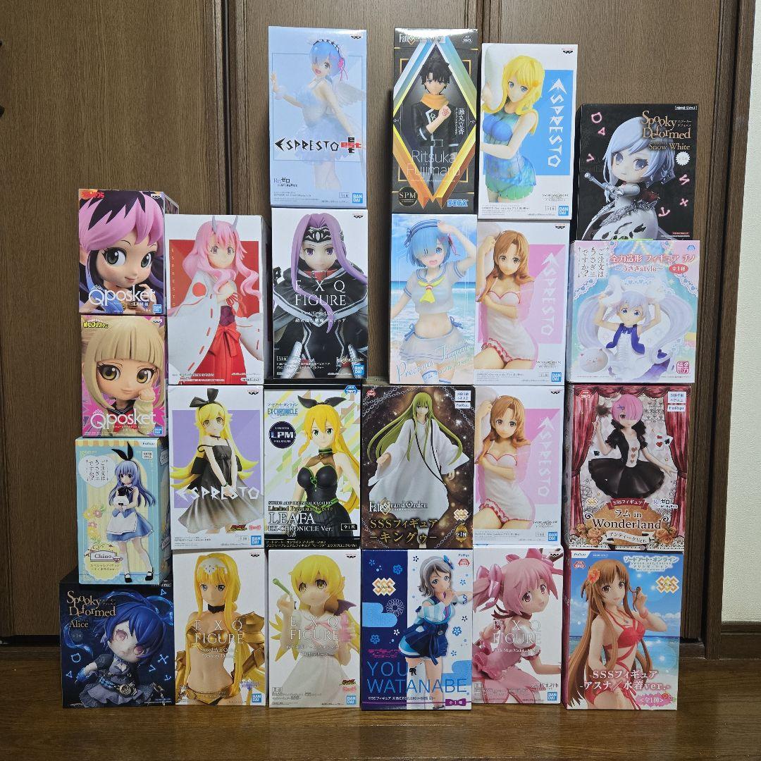 美少女フィギュアまとめ売り23点　SAOごちうさ化物語リゼロ転スラFate他