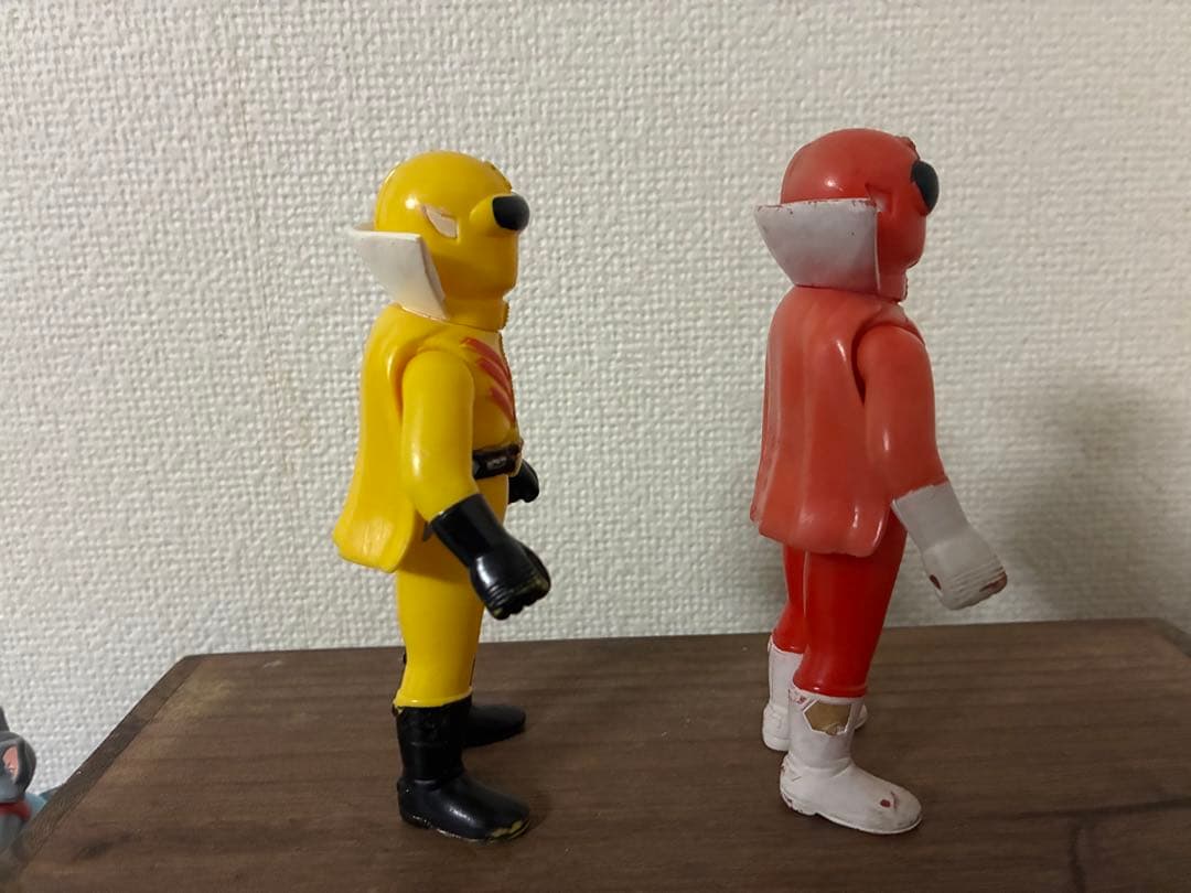 ゴレンジャー レトロ ソフビ2体セット(美品)ポピー