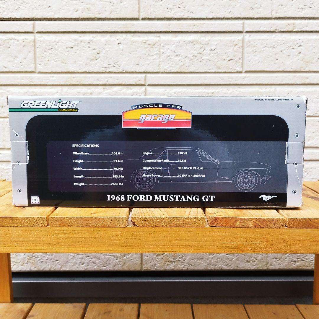 ミニカー 1/18 FORD MUSTANG GT 1968