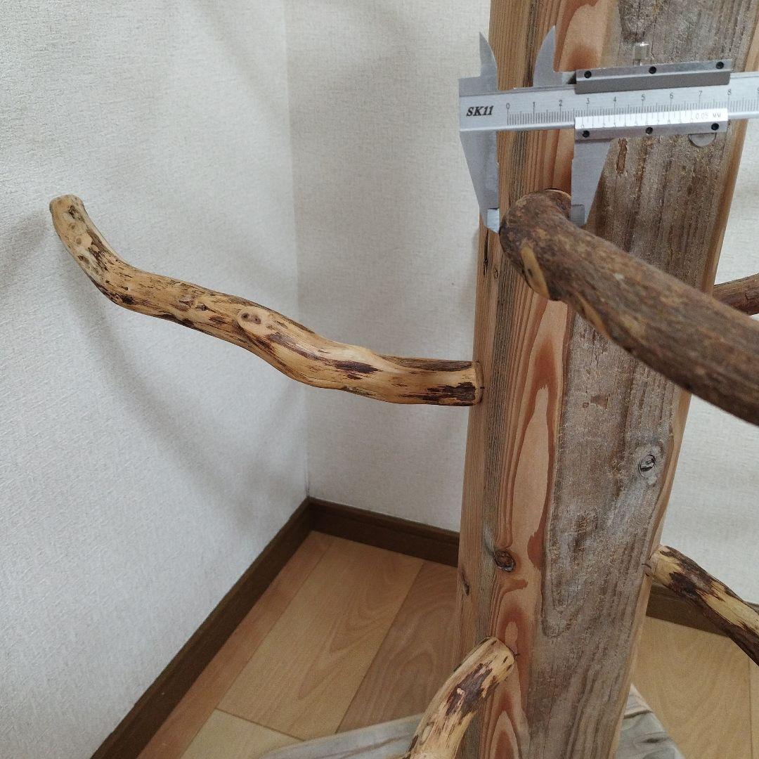 【大型鳥用】くねくね螺旋状♬どっしりバードスタンド