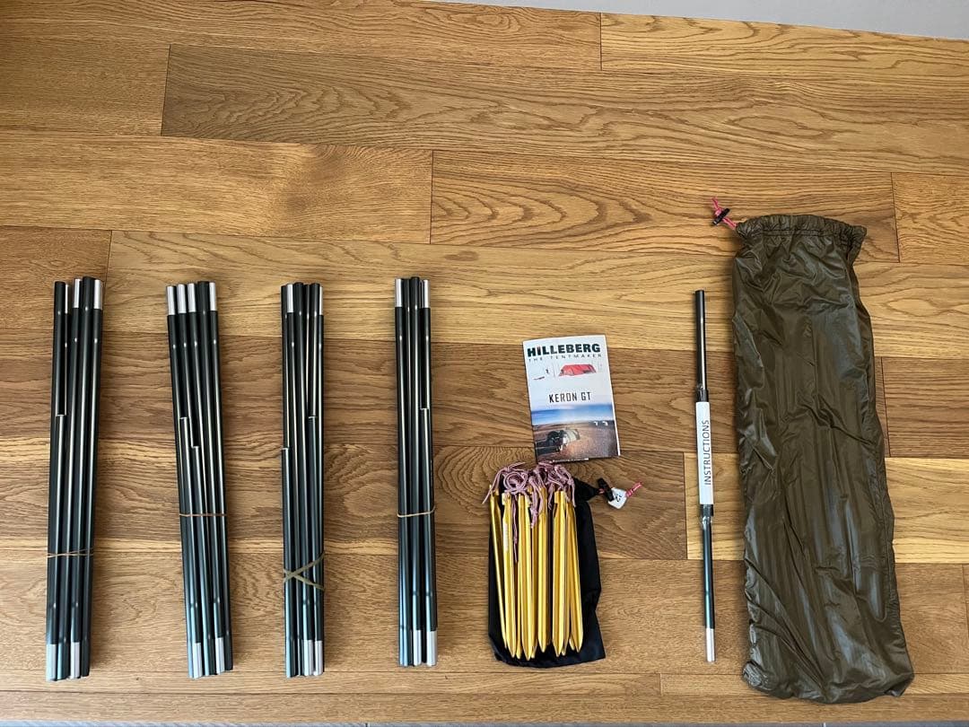 ヒルバーグ　ケロン4GT テント 純正フットプリント付