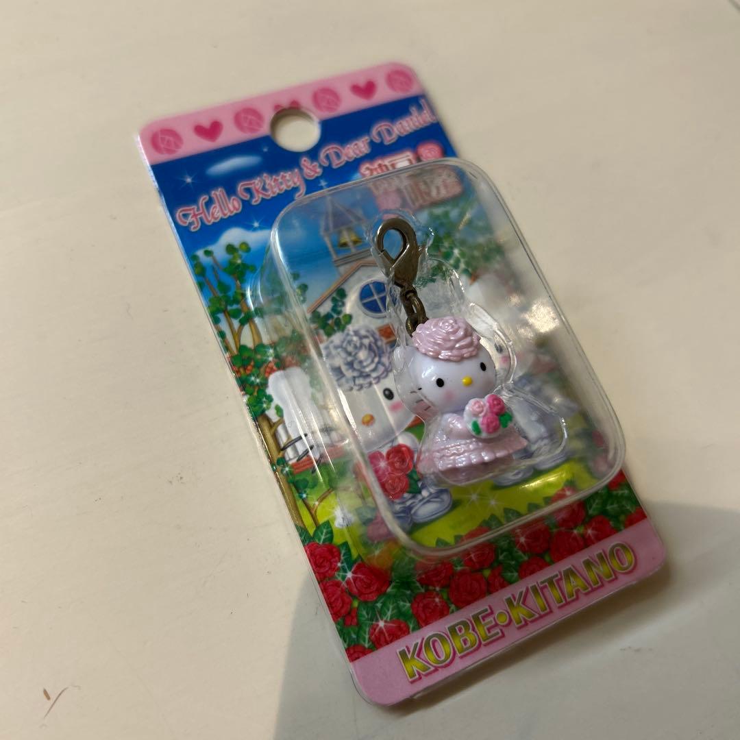 ご当地キティ　ファスナーマスコット　神戸限定　北野　ウエディング