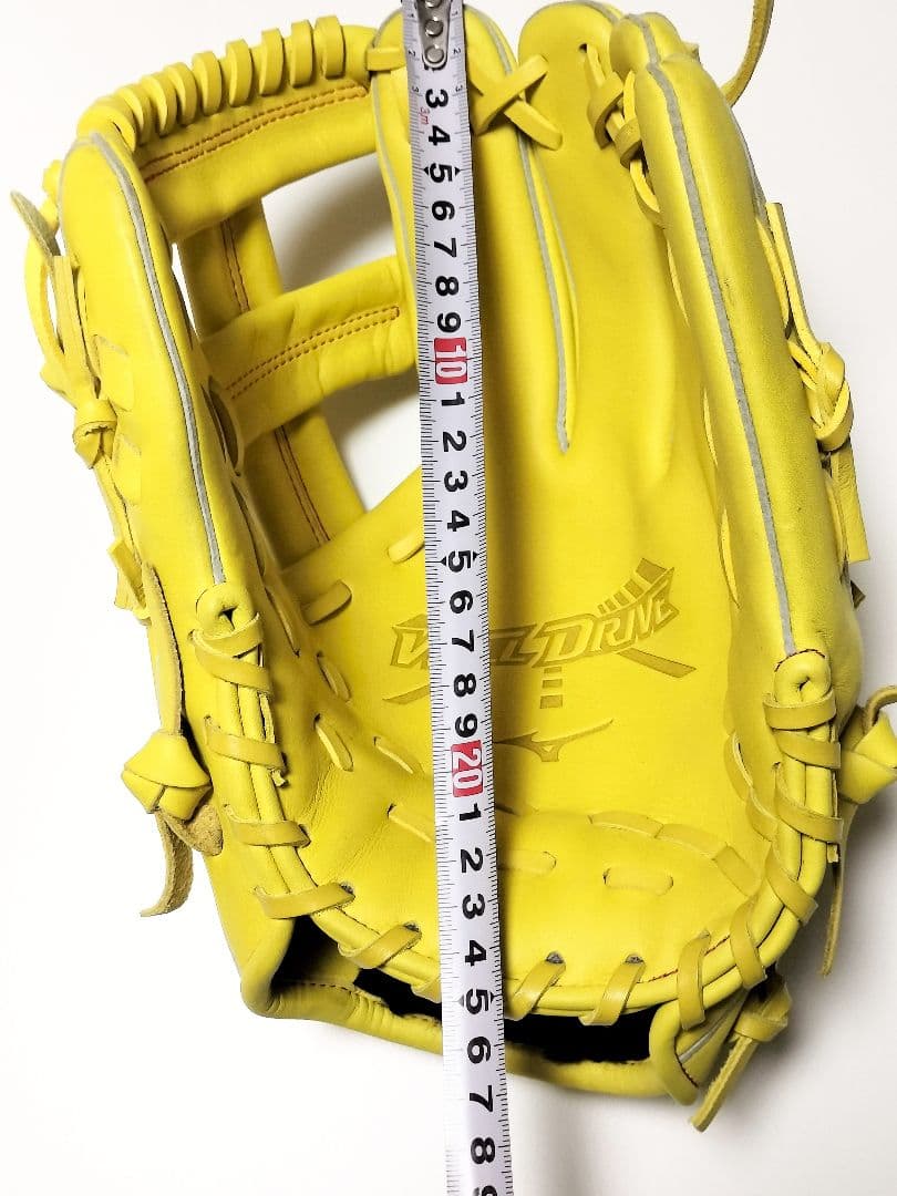 ✨未使用✨MIZUNO 軟式グローブ WILL DRIVE イエロー 野球