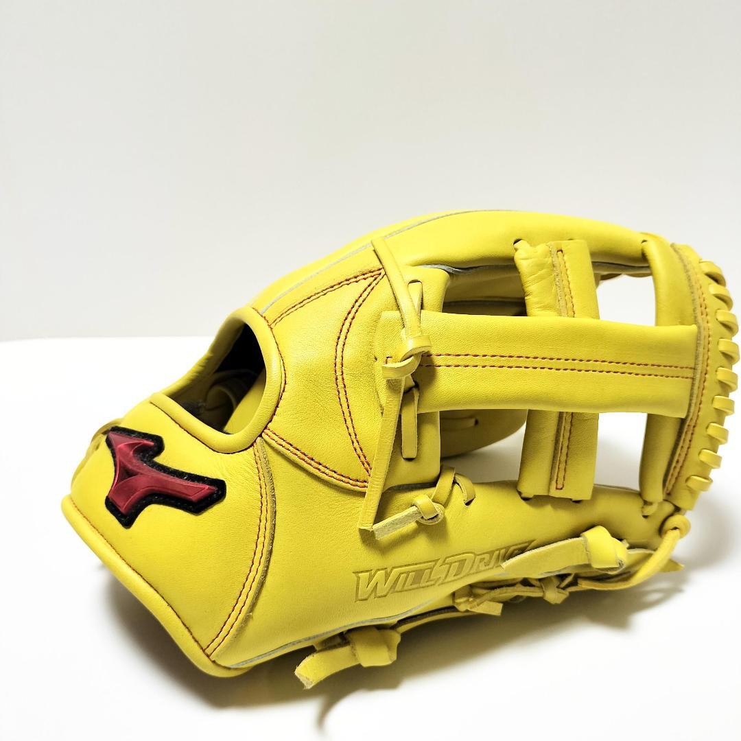 ✨未使用✨MIZUNO 軟式グローブ WILL DRIVE イエロー 野球
