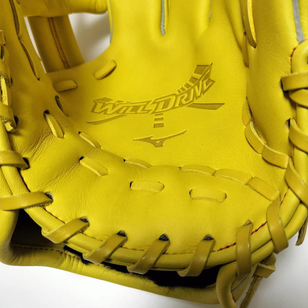✨未使用✨MIZUNO 軟式グローブ WILL DRIVE イエロー 野球