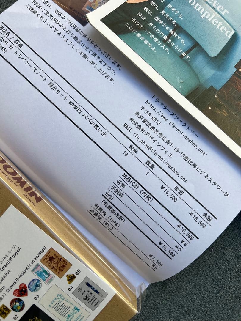 値下げ！トラベラーズノート MOOMIN パパの思い出【新品未開封】